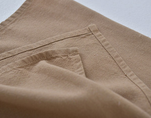Tablier de cuisine en coton et lin doux croisé avec logo personnalisé de style français pour femme - Product Image 5