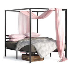 Letto in Metallo <span class=keywords><strong>per</strong></span> Arredamento Domestico con Zanzariera Completa, Letto in Ferro - Product Image 5