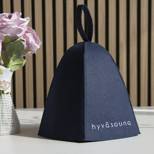 Chapeau de sauna en feutre de laine de tissu de polyester GRS chaud blanc Nature 2Mm - Product Image 5