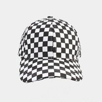Gorra Trucker Clásica para Hombre, de Malla Bordada, con Diseño a Cuadros, 6 Paneles, Personalizable, con Cierre a Presión, Venta al Por Mayor
