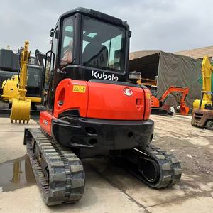 Excavatrice sur chenilles d'occasion 6 tonnes KX163-5 avec chenilles en caoutchouc, modèle 2021-2023, moteur, godet de 0,2 m³, 1000 heures d'utilisation, boîte de vitesses. - Product Image 6