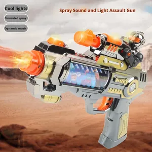 Giocattolo Elettrico per Bambini a Forma di Pistola con Vibrazione Telescopica, Simulazione di Spruzzo, Luci e Suoni, in Plastica ABS, per Bambini 3-6 Anni - Product Image 4