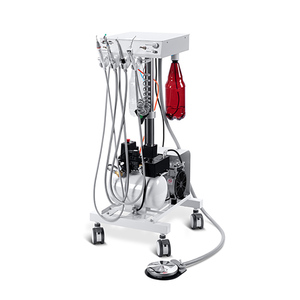 Chariot dentaire mobile de luxe pour usage vétérinaire, avec fauteuil et unité, chariot portable, prix YSVET-RSAD-U2000, unité dentaire portable de luxe YSV - Product Image 1