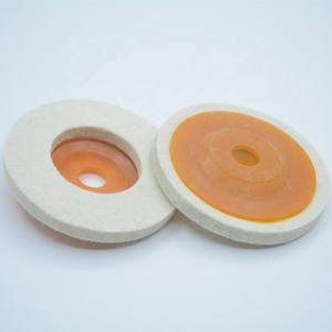 Disque abrasif en feutre <span class=keywords><strong>de</strong></span> <span class=keywords><strong>laine</strong></span> blanche TGS pour le polissage <span class=keywords><strong>de</strong></span> l'acier inoxydable et le ponçage des sols en béton - Product Image 5