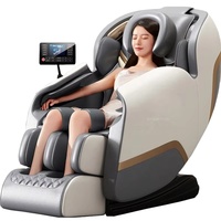 Masseur professionnel 4D entièrement automatique corps complet économique zéro gravité épaule jambe arrière pied 3d chaise de Massage zéro gravité