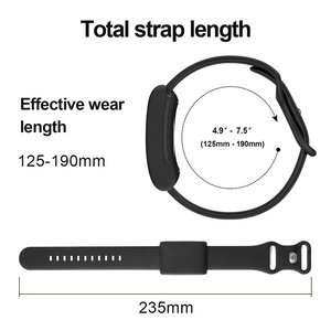 Correa de reloj inteligente deportiva de silicona suave, transpirable y cómoda, con diseño de moda, para Whoop 4.0/5.0/MG Pin - Product Image 2