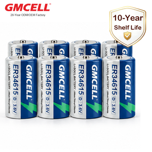 แบตเตอรี่ LiSOCl2 ขนาด D รุ่น ER34615 3.6V 19000mAh ความจุสูง สำหรับแบตเตอรี่ NB-IOT - Product Image 1