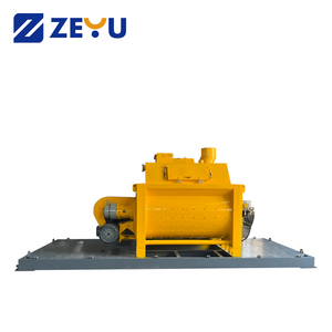 ZEYU JS500 Heavy Duty Twin-Shaft Concrete Mixer 500L 0.5m Capacity <strong>25m</strong>/h Output Motor Powered Batching Plant Construction High - Product Image 4
