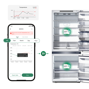 Bluetag T10 thời gian thực dữ liệu Tủ đông hệ thống báo động màn hình không dây RFID nhiệt độ logger - Product Image 2