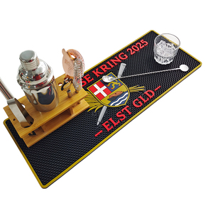 Personalized <b>Silicone</b> Bar Runner Rubber Bar <b>Mat</b> Non Slip Spill Proof Drip Tray Countertop <b>Mat</b> Service <b>Mat</b> for Custom Logo - Product Image 4