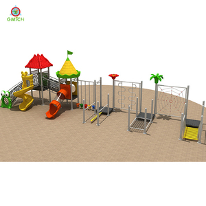 Fabricants de terrains de jeux Équipement d'amusement Ensemble de jouets pour enfants Jeux de plein air Parc Toboggan en plastique à vendre - Product Image 4