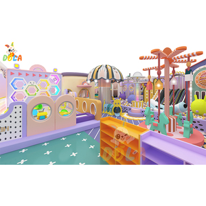 Aire de jeux intérieure sur le thème de l'espace, trampoline personnalisé, terrain de football <span class=keywords><strong>Pat</strong></span> <span class=keywords><strong>Pat</strong></span> Fun, installations de divertissement, garantie 1 an, 100+ - Product Image 3
