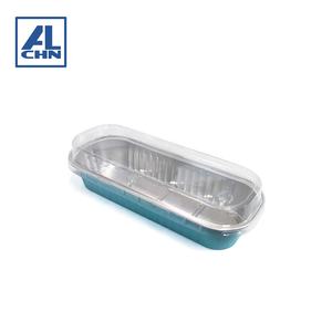 ALCHN 200ML/6.7oz Contenant alimentaire jetable en aluminium avec revêtement en feuille d'aluminium, résistant au four, outils de cuisson, boîte à <span class=keywords><strong>pain</strong></span> pour micro-ondes - Product Image 2