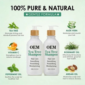 Champú <span class=keywords><strong>de</strong></span> Árbol <span class=keywords><strong>de</strong></span> Té <span class=keywords><strong>para</strong></span> un Cabello Más Fuerte, Suavizante, Nutritivo e Hidratante, Champú 100% Puro y Natural <span class=keywords><strong>para</strong></span> el Cuidado del Cabello OEM - Product Image 2