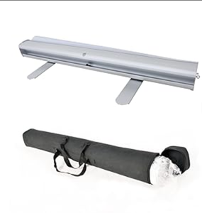 Espositori Roll-up per Promozione e Pubblicità Banner Retrattile in Alluminio Pop-up con Logo e Supporto - Product Image 4