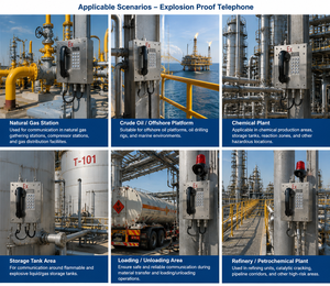 Téléphone SIP <span class=keywords><strong>robuste</strong></span> en acier inoxydable, anti-vandalisme et anti-explosion, pour les centrales électriques, les tunnels, les mines, le secteur maritime et les chantiers de construction. - Product Image 6