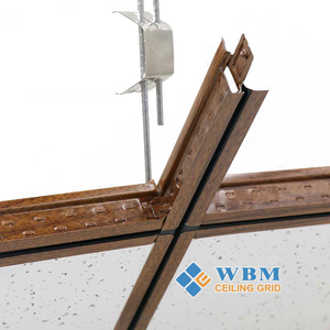 Composants de grille de plafond en acier peint résistant aux acides et aux alcalis, profilés en T pour plafonds suspendus, modèle <span class=keywords><strong>FUT</strong></span> 32/38, modernes, ignifuges, haute performance - Product Image 1