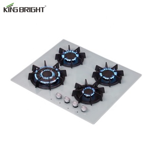 Produttore OEM di Fornelli a <span class=keywords><strong>Gas</strong></span> Economici per Cucina Domestica con 4 Bruciatori, Piano in Ghisa e Vetro Temperato - Product Image 2