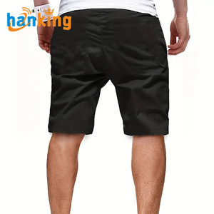 Ehanking Shorts Hombres de alta calidad de 5 puntos Pantalones cortos de verano de moda Pantalones cortos con cordón Casual Running Sports Shorts - Product Image 2