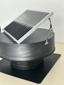 Ventilateur <span class=keywords><strong>d</strong></span>'extraction de toit industriel solaire DC 466~582mm <span class=keywords><strong>pour</strong></span> atelier, ferme avicole, ventilation de grenier, serre, élevage - Product Image 6