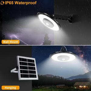 Lampe solaire <span class=keywords><strong>de</strong></span> jardin IP65 LED 1200lm intérieur/extérieur 5 modes détecteur <span class=keywords><strong>de</strong></span> <span class=keywords><strong>mouvement</strong></span> pour jardin - Product Image 2
