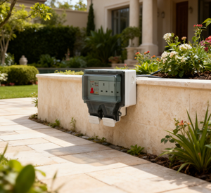 <span class=keywords><strong>Interruptor</strong></span> de Pared Resistente a la Intemperie Marca IGERCN, <span class=keywords><strong>Enchufe</strong></span> de 1 Grupo, 230V/13A, <span class=keywords><strong>Enchufe</strong></span> <span class=keywords><strong>Exterior</strong></span> para Reino Unido IG86LP-2S - Product Image 1