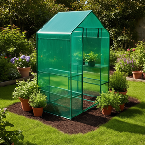 Serra in acciaio trasparente con telaio verniciato a polvere per uso esterno - Product Image 2