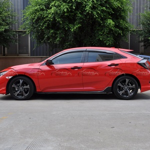 For Honda Civic Type R FK7 FK8 10TH 2016-2019 Auto Tuning Rear Trunk Lip Tail Wing Roof Spoiler FRP+Carbon Fiber Double <b>Deck</b> - Product Image 6