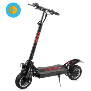 Tomini Europe warehouse fast electric scooter powerful 2000w with two big wheel long range el scooter