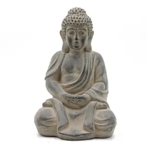 中国メーカーカスタムサイズ樹脂ハンドメイド安い粘土リビング仏陀像