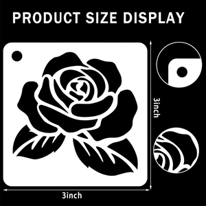Set di Stencil primavera per animali domestici per la decorazione di fiori foglie di <span class=keywords><strong>farfalla</strong></span> per <span class=keywords><strong>disegnare</strong></span> - Product Image 2