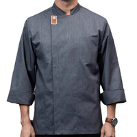 Uniformes de chefs pour la restauration, l'hôtellerie, la cuisine, la cafétéria, la pâtisserie, le restaurant, automne et hiver, logo imprimé, manches longues