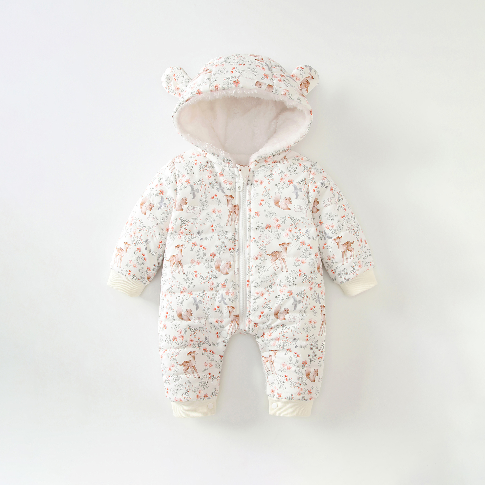 Soft & Warm Cotton Fleece Baby Rompers