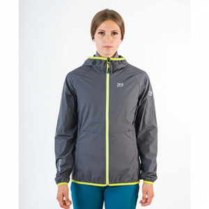 Giacca a vento rigida rivestita La Thuire giacca a vento JKT donna leggera con chiusura a cerniera cappotto in poliestere con riempimento per l'inverno e l'autunno - Product Image 2