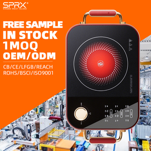 Cocina Eléctrica con Placa de Cerámica <span class=keywords><strong>Infrarroja</strong></span>, Control por Perillas, Bajo Nivel de Ruido, Temporizador de Apagado para el Hogar - Product Image 1