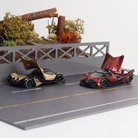 Modelo de Auto a Escala 1:64 LMF Devil 16 de Aleación de Aluminio Completamente Abrible para Colección