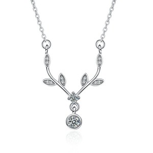 שרשרת עלים נחושת מעוצבת פליז מעוצב בסגנון מקסים, עם dainty אופנה ייחודית מקסימה - Product Image 5