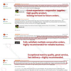 Chinaherbs Matcha Puro en Polvo, Matcha Orgánico, Té Verde Matcha Certificado Japonés, Matcha Ceremonial con Hojas de Té Verde - Product Image 6