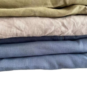 Cortina de lino orgánico francés para ropa de cama, mantel Extra <span class=keywords><strong>ancho</strong></span> de 100% cm, Color sólido lavado, venta al por mayor, <span class=keywords><strong>280</strong></span> - Product Image 4