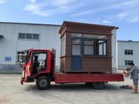 Borne de sécurité préfabriquée en conteneur, bureau en structure légère en acier, étanche, résistante au vent, moderne, écologique, à faible coût, de fabrication chinoise