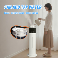 Humidificateur ultrasonique 8L sur pied intelligent à brume froide pour grande pièce