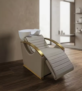 Sillón de lavado de cabello para salón con masaje, asiento ancho, cama de peluquería para lavado de cabello, sillón de spa capilar para lavado de cabeza - Product Image 1