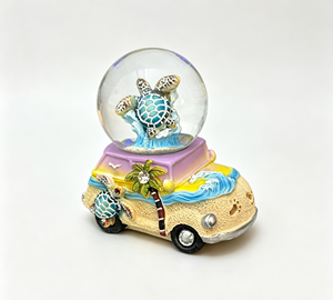 Globe d'eau en résine de Majorque, Dauphin, Tortue, Flamant rose, Gecko, Dodo, Globe d'eau océanique multi-styles, Souvenir de plage personnalisé, Décoration de bureau - Product Image 5