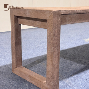 Nhà máy sản xuất đồ gỗ ngoài trời-rắn Gỗ Tếch dài băng ghế dự bị với không thấm nước mềm Padding-Gỗ Tếch vườn băng ghế dự bị - Product Image 3