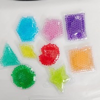 Packs de gel réutilisables personnalisés avec logo imprimé, coussinets chauffants durables à billes de gel, effet rafraîchissant sur mesure pour les soins de santé