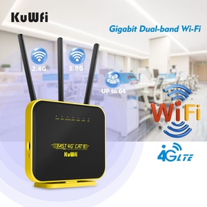 <span class=keywords><strong>Routeur</strong></span> <span class=keywords><strong>4G</strong></span> <span class=keywords><strong>LTE</strong></span> Cat9 <span class=keywords><strong>KuWFi</strong></span> DDP vers les États-Unis, AX1200, Wi-Fi double bande, Gigabit LAN/WAN, WPS, emplacement pour carte SIM <span class=keywords><strong>4G</strong></span>, CPE pour solution de petite entreprise - Product Image 2