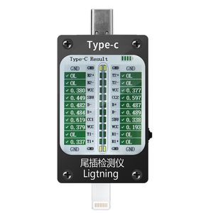 Probador Universal Automático <span class=keywords><strong>de</strong></span> Conectores <span class=keywords><strong>de</strong></span> Carga, Detección <span class=keywords><strong>de</strong></span> Corriente y Voltaje, Tipo-C, Lightning para <span class=keywords><strong>iPhone</strong></span>, Android y Computadoras, Modelo V68 - Product Image 1