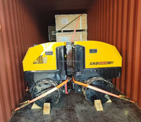 Compacteur routier mini à double tambour SRD016W de 1,6 tonne avec moteur et roulement haute performance