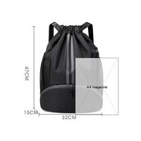 Sac de sport imperméable pour garçons et filles, sac à dos de football et sacs pour basketball, volley-ball et football avec compartiment pour ballon
