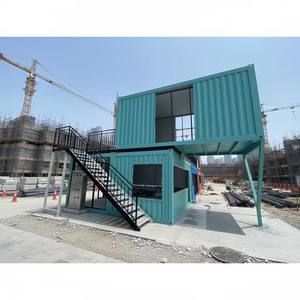 Casa Contenedor Prefabricada, Transpirable, Fácil de Instalar, con Ventanas de Vidrio, para Edificios de Oficinas, Venta al Por Mayor - Product Image 1